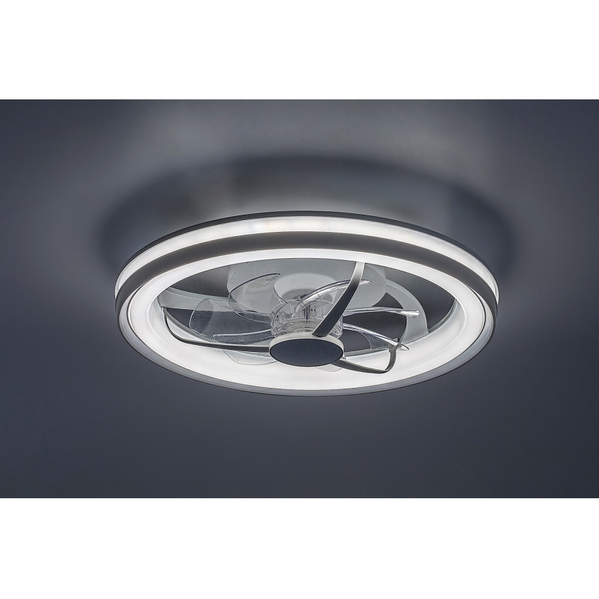 Rabalux - LED Φωτιστικό οροφής dimmable με ανεμιστήρα LED/40W/230V 3000/4000/6000K Wi-Fi + τηλεχειριστήριο
