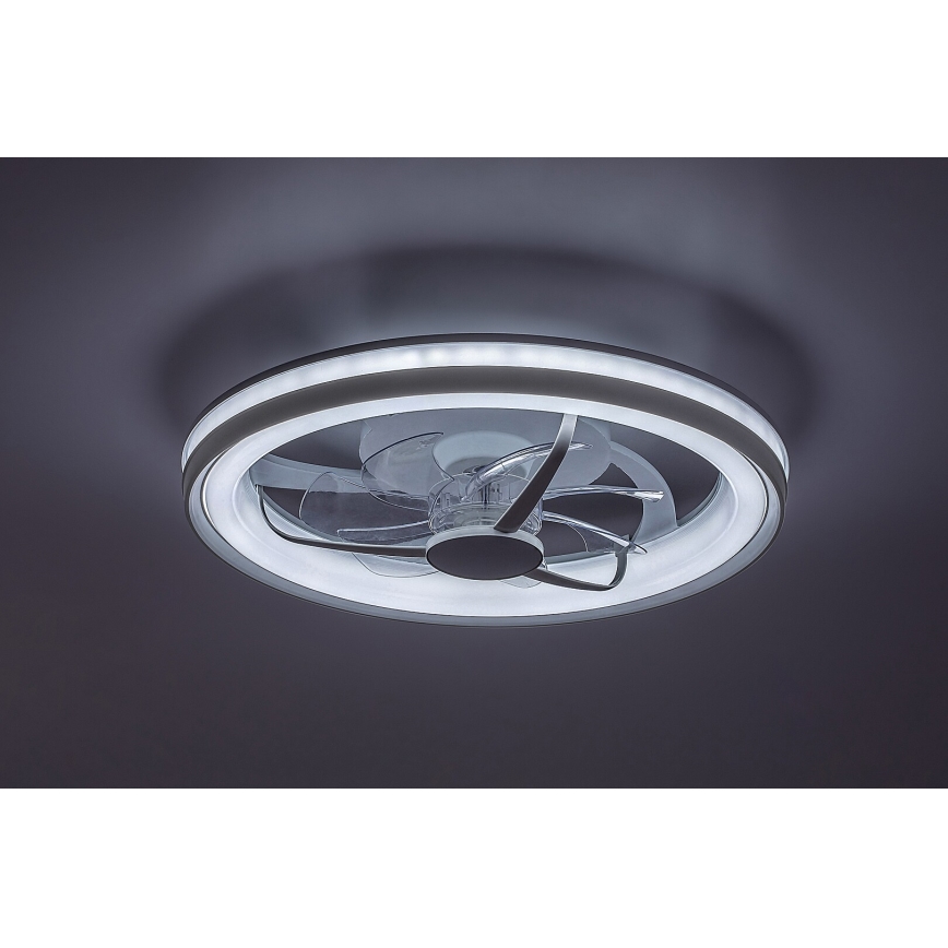 Rabalux - LED Φωτιστικό οροφής dimmable με ανεμιστήρα LED/40W/230V 3000/4000/6000K Wi-Fi + τηλεχειριστήριο