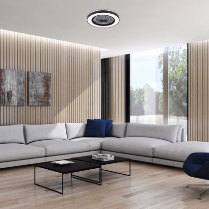 Rabalux - LED Φωτιστικό οροφής dimmable με ανεμιστήρα LED/40W/230V 3000/4000/6000K Wi-Fi + τηλεχειριστήριο