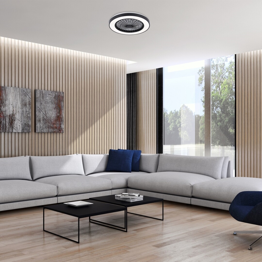 Rabalux - LED Φωτιστικό οροφής dimmable με ανεμιστήρα LED/40W/230V 3000/4000/6000K Wi-Fi + τηλεχειριστήριο