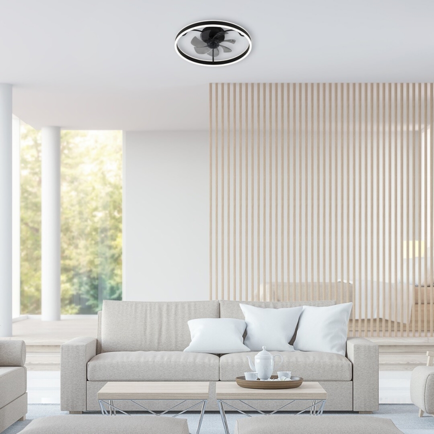 Rabalux - LED Φωτιστικό οροφής dimmable με ανεμιστήρα LED/40W/230V 3000/4000/6000K Wi-Fi + τηλεχειριστήριο