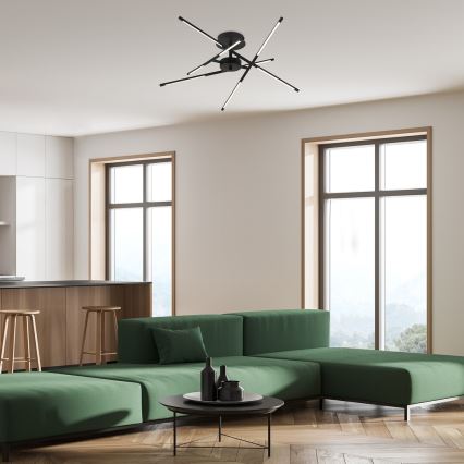 Rabalux - LED Πλαφονιέρα οροφής LED/40W/230V 3000K μαύρο