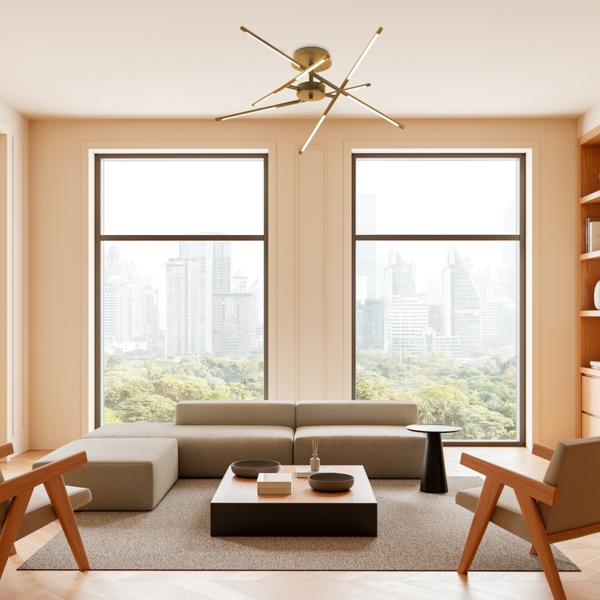 Rabalux - LED Πλαφονιέρα οροφής LED/40W/230V 3000K χρυσό