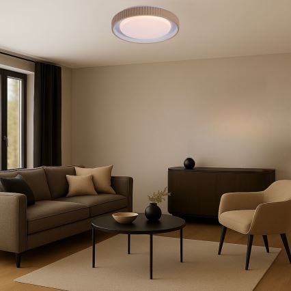 Rabalux - Ρυθμιζόμενο φωτιστικό οροφής LED/48W/230V 3000-6500K Ø 49,5 cm + τηλεχειριστήριο