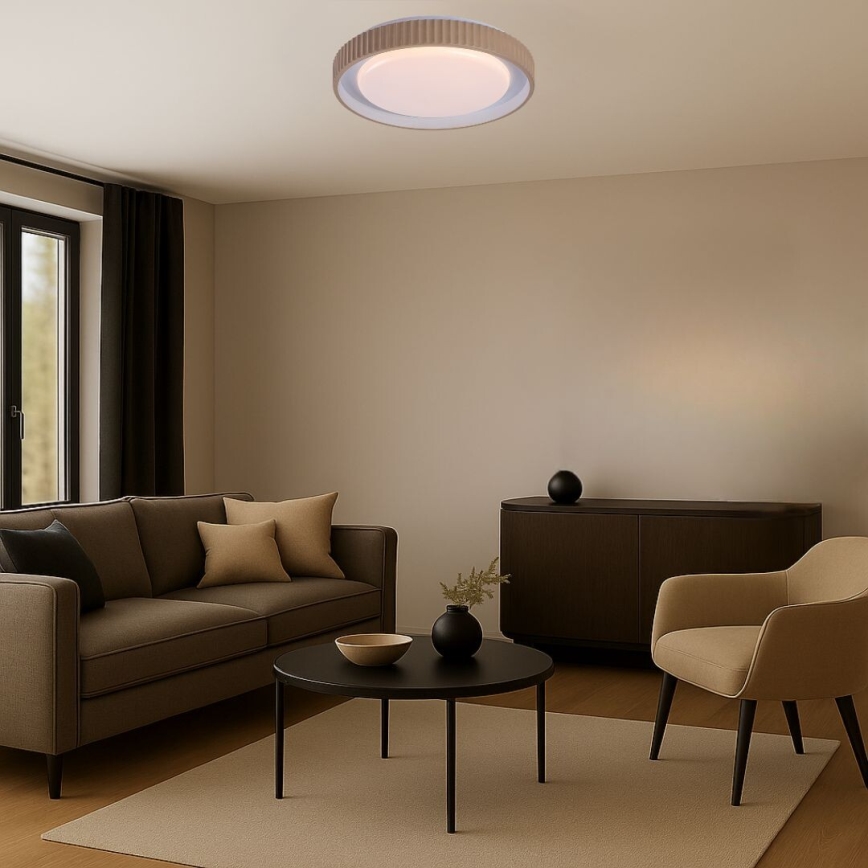 Rabalux - Ρυθμιζόμενο φωτιστικό οροφής LED/48W/230V 3000-6500K Ø 49,5 cm + τηλεχειριστήριο