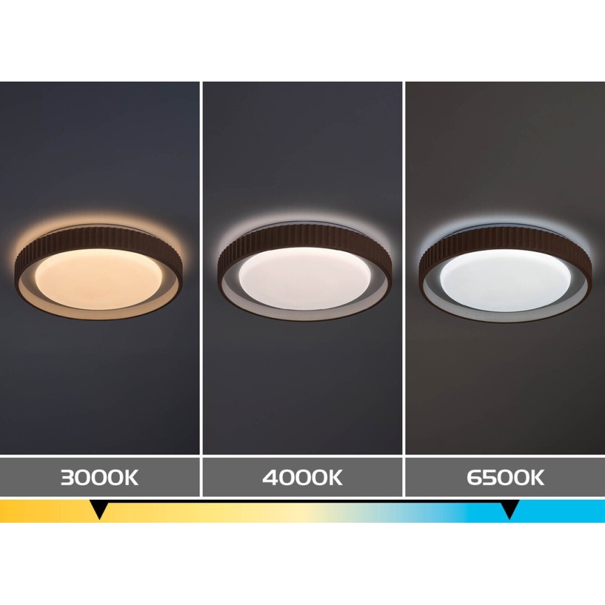 Rabalux - Ρυθμιζόμενο φωτιστικό οροφής LED/48W/230V 3000-6500K Ø 49,5 cm + τηλεχειριστήριο