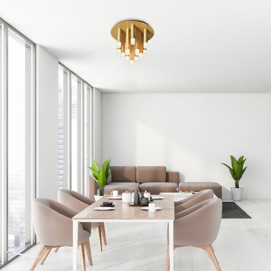 Rabalux - Φωτιστικό οροφής 13xG9/5W/230V χρυσό Ø 34 cm