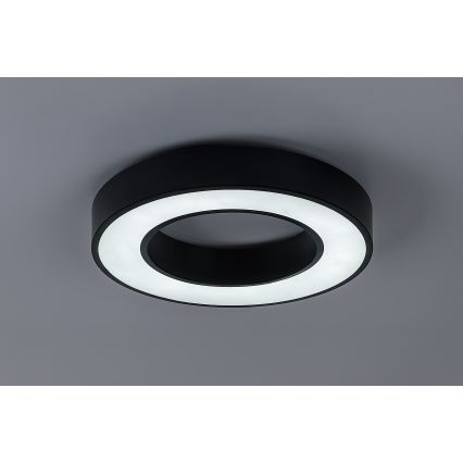 Rabalux - Φωτιστικό οροφής LED/24W/230V 3000/4000/6500K Ø 40 cm μαύρο