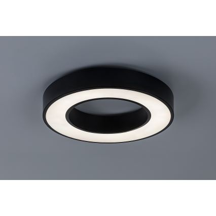 Rabalux - Ρυθμιζόμενο φωτιστικό οροφής LED/45W/230V 3000-6500K διάμ. 60 cm μαύρο + τηλεχειριστήριο
