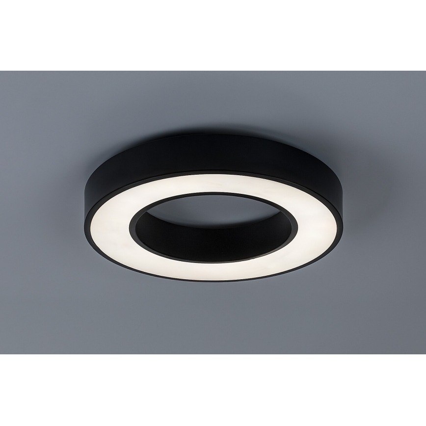 Rabalux - Ρυθμιζόμενο φωτιστικό οροφής LED/45W/230V 3000-6500K διάμ. 60 cm μαύρο + τηλεχειριστήριο