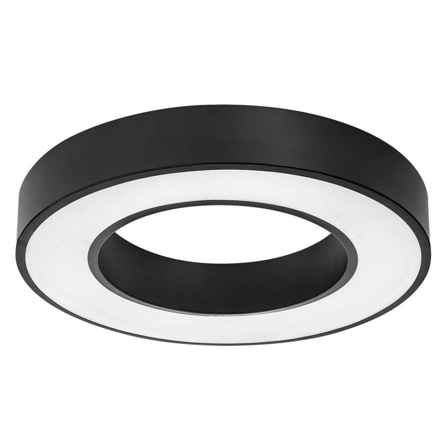 Rabalux - Ρυθμιζόμενο φωτιστικό οροφής LED/45W/230V 3000-6500K διάμ. 60 cm μαύρο + τηλεχειριστήριο