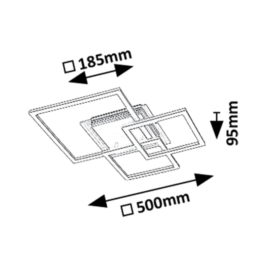 Rabalux - Φωτιστικό οροφής LED LED/40W/230V 3000K