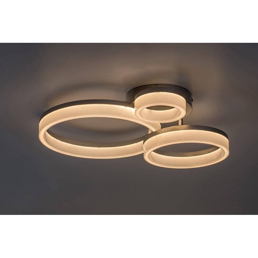 Rabalux - Φωτιστικό οροφής LED LED/24W/230V 3000/4000/6500K ματ χρώμιο