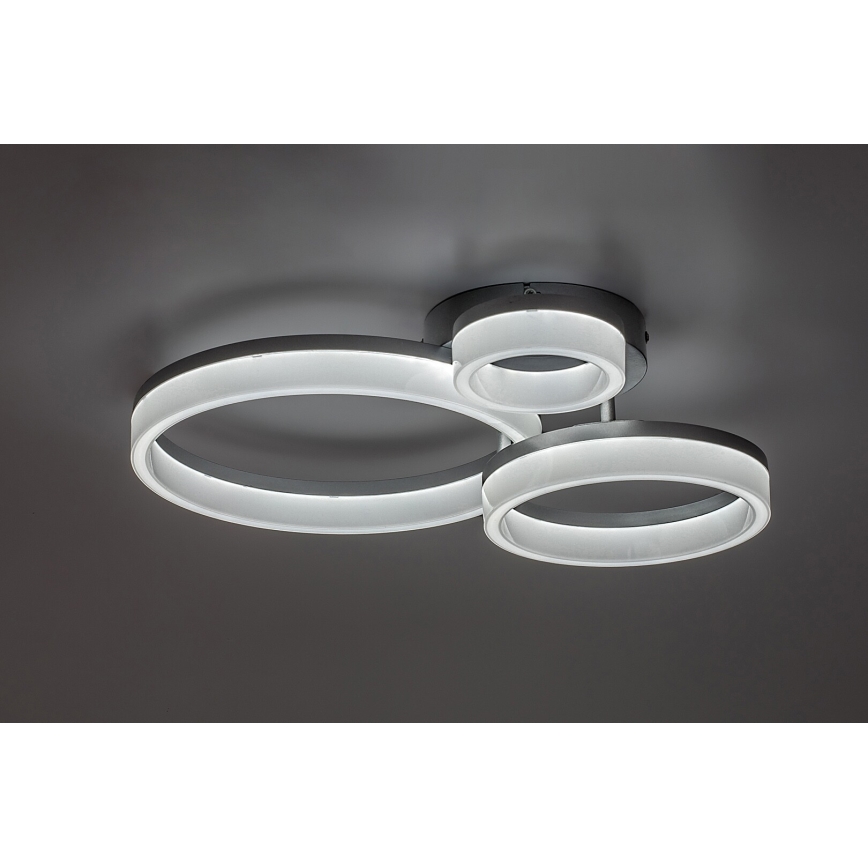 Rabalux - Φωτιστικό οροφής LED LED/24W/230V 3000/4000/6500K ματ χρώμιο