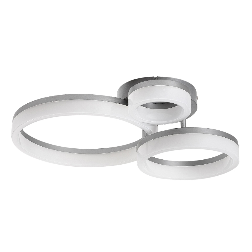 Rabalux - LED φωτιστικό οροφής LED/24W/230V 3000/4000/6500K 38x51 cm ματ χρώμιο