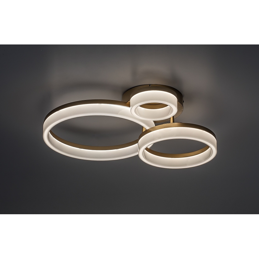 Rabalux - Φωτιστικό οροφής LED LED/24W/230V 3000/4000/6500K χρυσό 38x51 cm