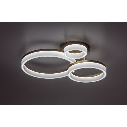 Rabalux - Φωτιστικό οροφής LED LED/24W/230V 3000/4000/6500K χρυσό 38x51 cm