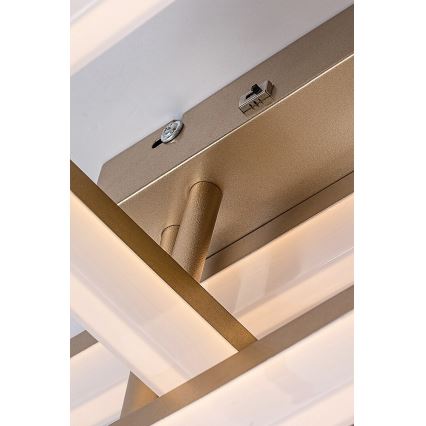 Rabalux - Φωτιστικό οροφής LED LED/22W/230V 3000/4000/6500K χρυσό 47x47 cm