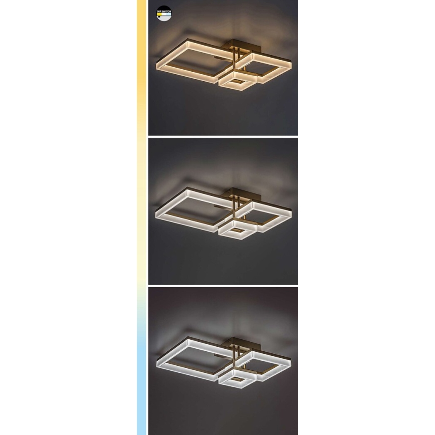 Rabalux - Φωτιστικό οροφής LED LED/22W/230V 3000/4000/6500K χρυσό