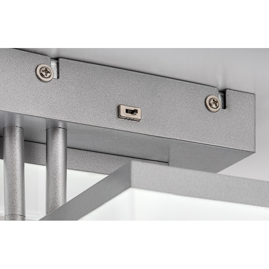 Rabalux - Φωτιστικό οροφής LED LED/22W/230V 3000/4000/6500K ματ χρώμιο 47x47 cm