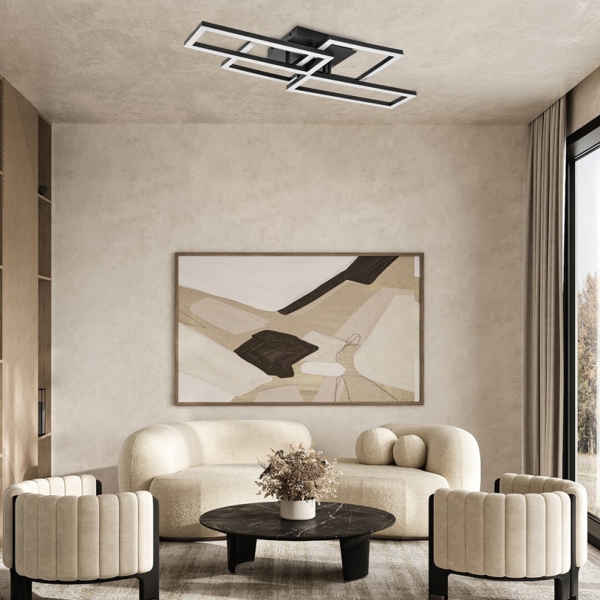 Rabalux - LED Ρυθμιζόμενο φωτιστικό οροφής LED/40W/230V 3000-6500K 35x70 cm + τηλεχειριστήριο