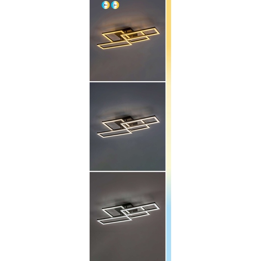 Rabalux - LED Ρυθμιζόμενο φωτιστικό οροφής LED/40W/230V 3000-6500K 35x70 cm + τηλεχειριστήριο