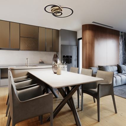 Rabalux - LED Dimmable φωτιστικό οροφής LED/40W/230V 3000-6500K + τηλεχειριστήριο