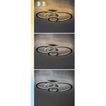 Rabalux - LED Dimmable φωτιστικό οροφής LED/40W/230V 3000-6500K + τηλεχειριστήριο