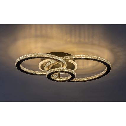 Rabalux - Ρυθμιζόμενο φωτιστικό οροφής LED/40W/230V 3000-6500K + τηλεχειριστήριο 35x52 cm