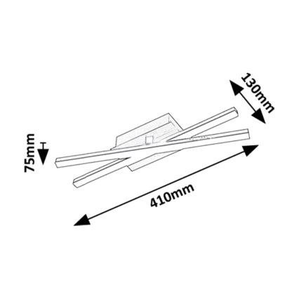 Rabalux - LED Φωτιστικό οροφής LED/16W/230V 4000K 13x41 cm