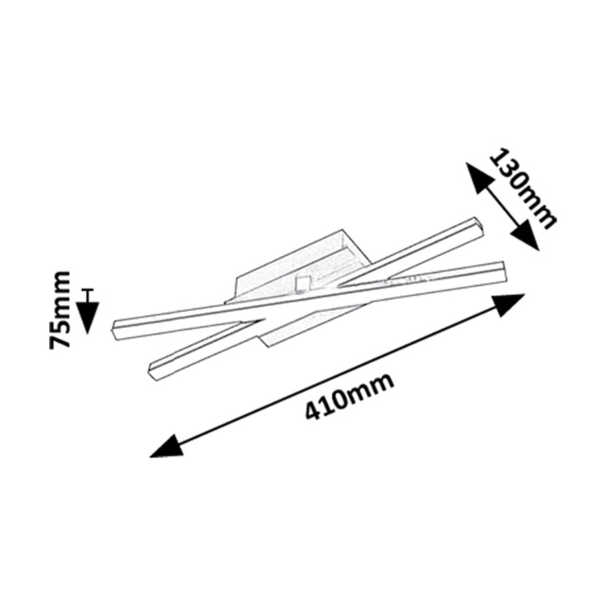 Rabalux - Φωτιστικό οροφής LED LED/16W/230V 4000K