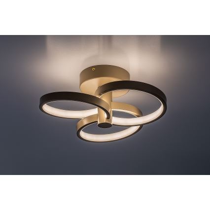 Rabalux - Ρυθμιζόμενο φωτιστικό οροφής LED 32W/230V 3000-6500K Ø 31 cm μπεζ, με τηλεχειριστήριο