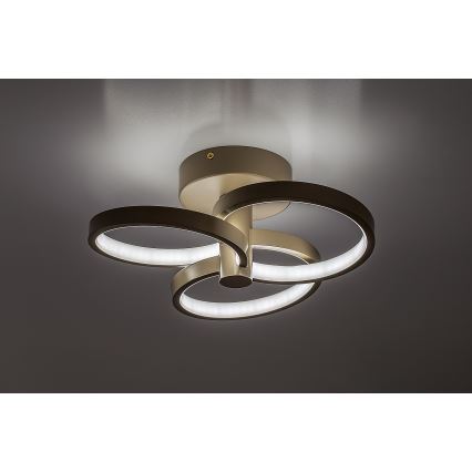 Rabalux - Ρυθμιζόμενο φωτιστικό οροφής LED 32W/230V 3000-6500K Ø 31 cm μπεζ, με τηλεχειριστήριο