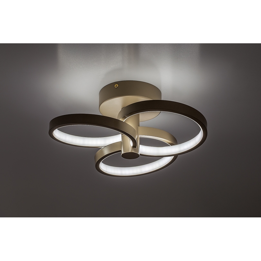 Rabalux - Ρυθμιζόμενο φωτιστικό οροφής LED 32W/230V 3000-6500K Ø 31 cm μπεζ, με τηλεχειριστήριο