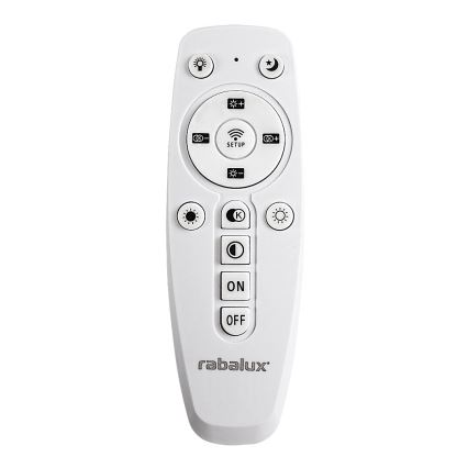 Rabalux - Ρυθμιζόμενο φωτιστικό οροφής LED 32W/230V 3000-6500K Ø 31 cm μπεζ, με τηλεχειριστήριο