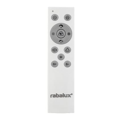 Rabalux - LED RGB dimmable φωτιστικό οροφής LED/40W/230V 3000-6500K + τηλεχειριστήριο