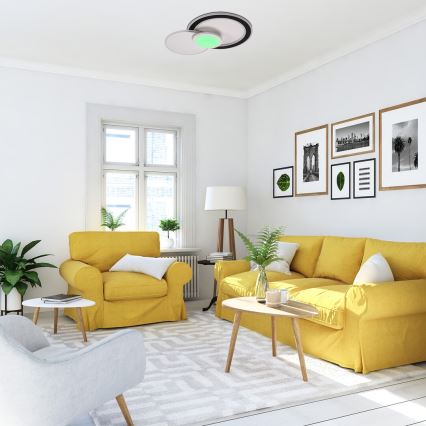 Rabalux - LED RGB Ρυθμιζόμενο φωτιστικό οροφής LED/40W/230V 3000-6500K + τηλεχειριστήριο διάμ. 31 cm