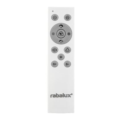 Rabalux - LED RGB dimmable φωτιστικό οροφής LED/22W/230V 3000-6500K + τηλεχειριστήριο