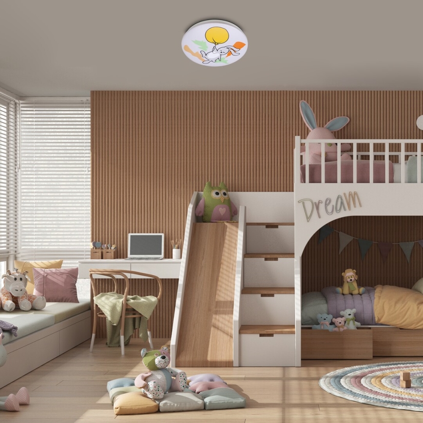 Rabalux - Παιδικό φωτιστικό οροφής LED LED/24W/230V 3000K
