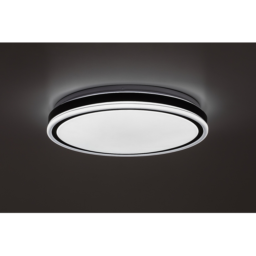 Rabalux - Ρυθμιζόμενο φωτιστικό οροφής LED/20W/230V 3000-6500K Ø 38,5 cm μαύρο + τηλεχειριστήριο