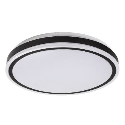 Rabalux - Ρυθμιζόμενο φωτιστικό οροφής LED/20W/230V 3000-6500K Ø 38,5 cm μαύρο + τηλεχειριστήριο