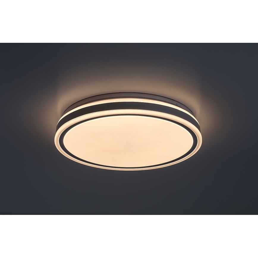Rabalux - Ρυθμιζόμενο φωτιστικό οροφής LED, 23W/230V, 3000-6500K, διάμ. 38,5 εκ., λευκό + τηλεχειριστήριο