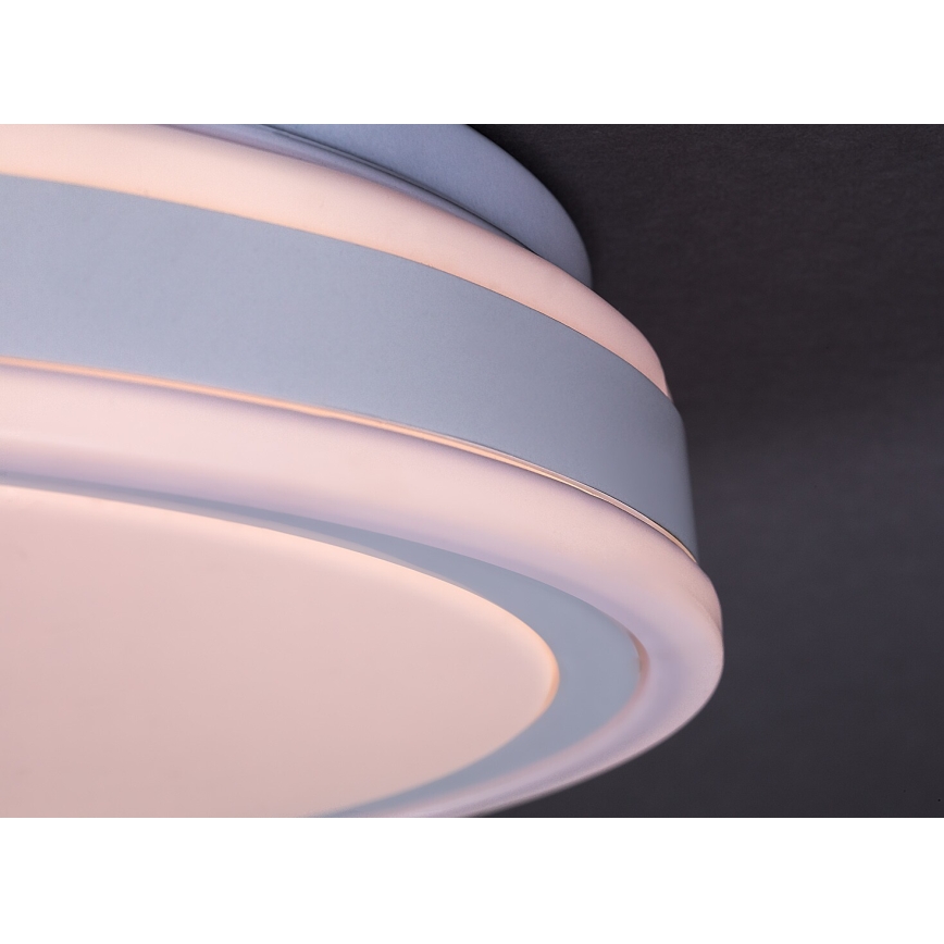 Rabalux - Ρυθμιζόμενο φωτιστικό οροφής LED, 23W/230V, 3000-6500K, διάμ. 38,5 εκ., λευκό + τηλεχειριστήριο