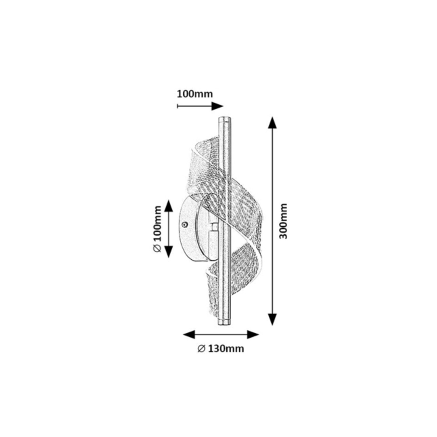 Rabalux - Επιτοίχιο φωτιστικό LED/6W/230V 3000K
