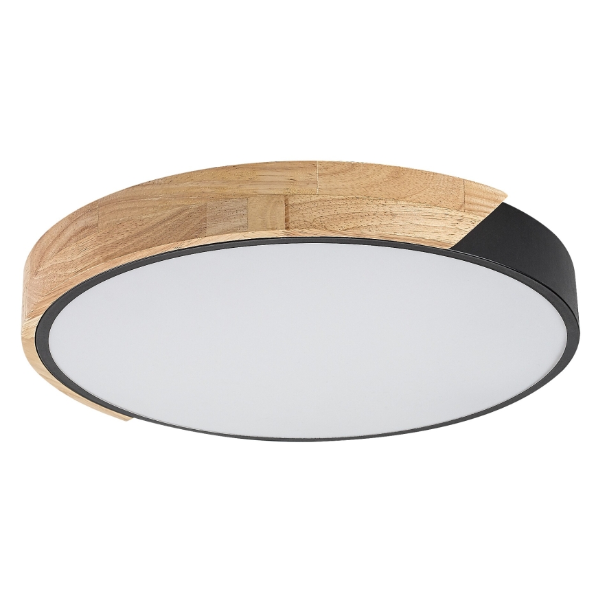 Rabalux - LED φωτιστικό οροφής LED/24W/230V 4000K μαύρο/δρυς Ø 41 εκ.