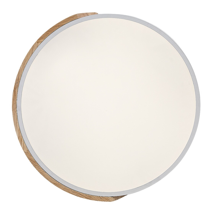 Rabalux - Φωτιστικό οροφής LED/24W/230V 3000K λευκό/δρυς διάμ. 41 cm