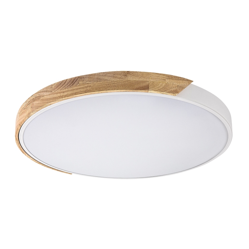 Rabalux - Φωτιστικό οροφής LED/40W/230V 3000/4000/6500K λευκό/δρυς διάμ. 61 εκ.