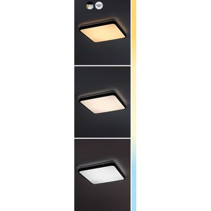 Rabalux - Φωτιστικό οροφής μπάνιου LED LED/24W/230V 3000/4000/6000K IP44 29x29 cm λευκό