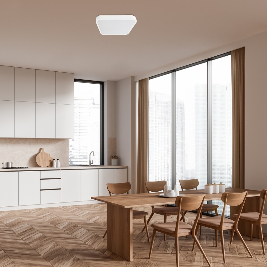 Rabalux - Φωτιστικό οροφής μπάνιου LED LED/24W/230V 3000/4000/6000K IP44 29x29 cm λευκό