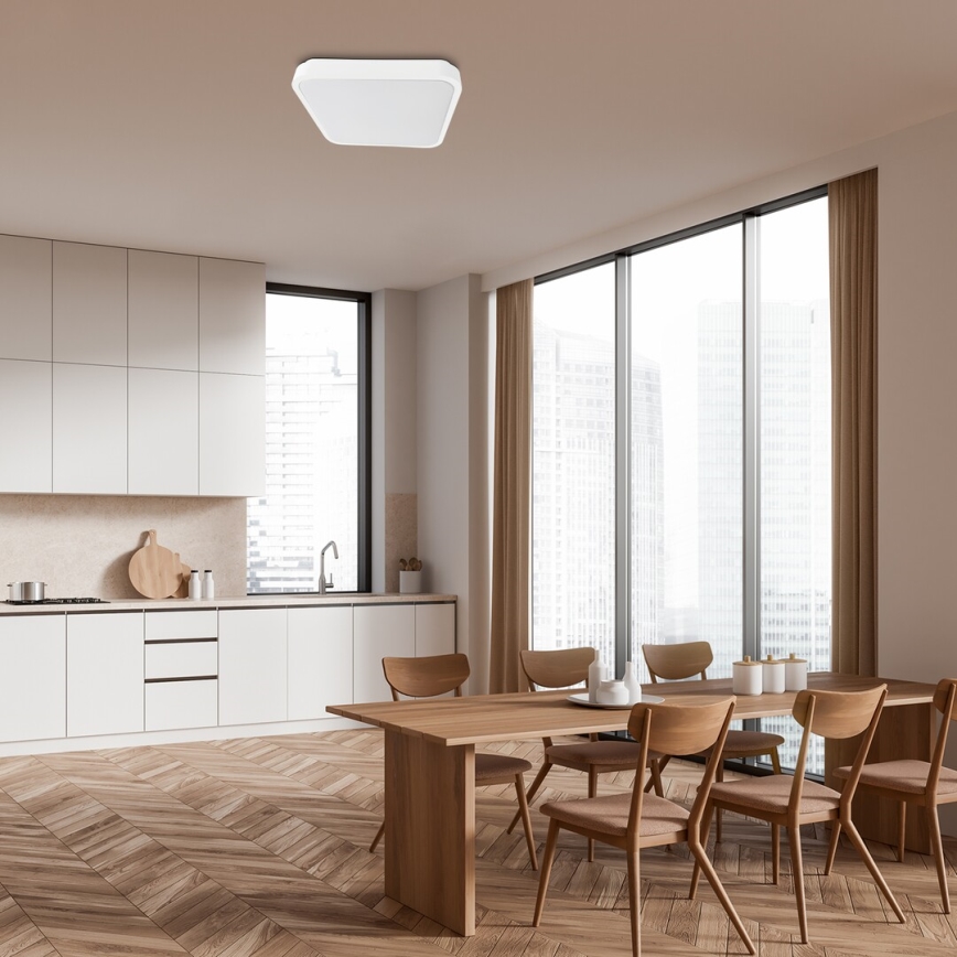 Rabalux - Φωτιστικό οροφής μπάνιου LED LED/36W/230V 3000/4000/6000K IP44 42x42 cm λευκό